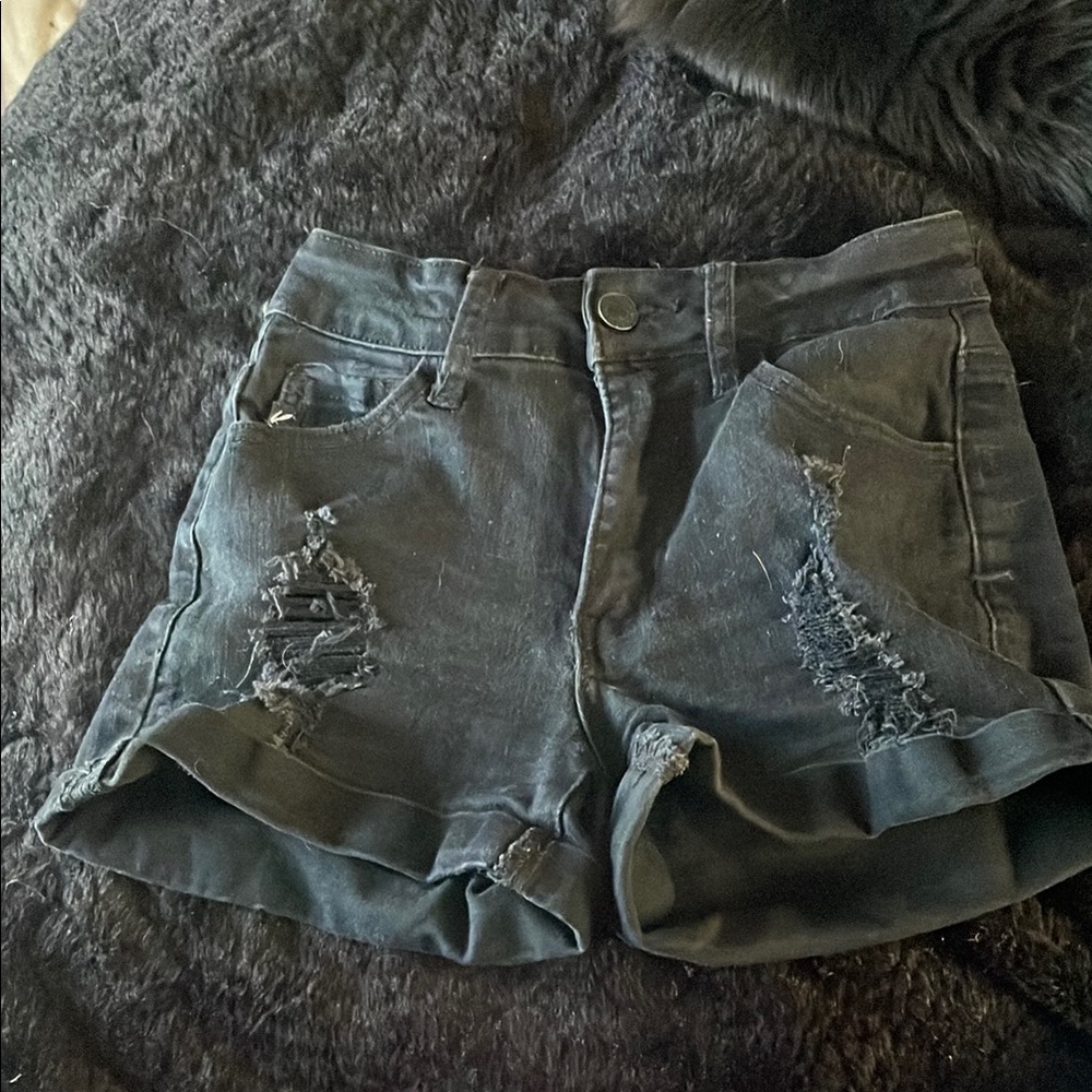 KanCan Black Distressed Jeans